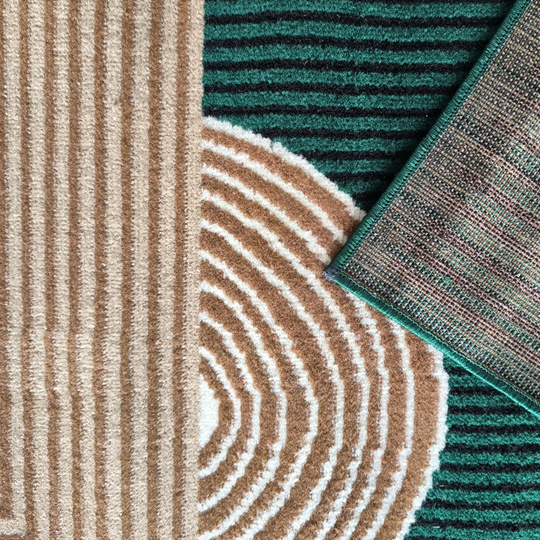 Chodnik BCF Anto 18 - zielony - szerokość od 60 cm do 120 cm