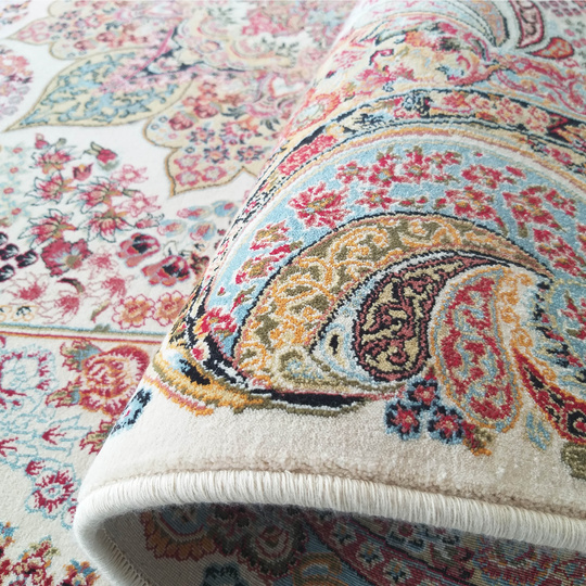 Kunsztowny dywan turecki- PERS- 10- kremowy