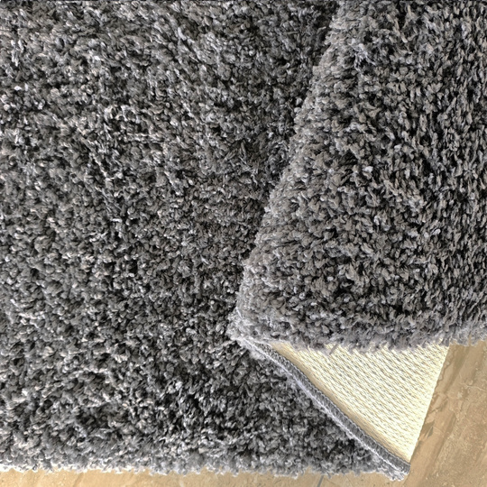 Dywan Kayoom Soft- typu Shaggy nowoczesny, mięciutki - ciemny szary