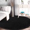 Dywan okrągły Kayoom - typu Shaggy nowoczesny, mięciutki - czarny