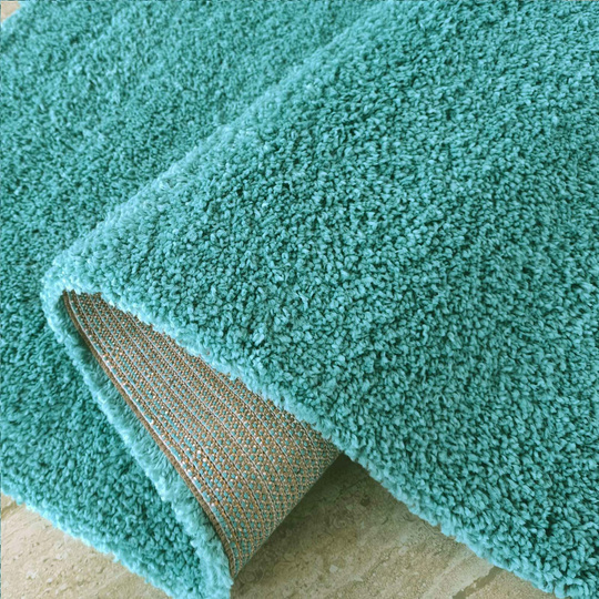 Dywan nowoczesny mięciutki Santo - typu Shaggy - turkusowy