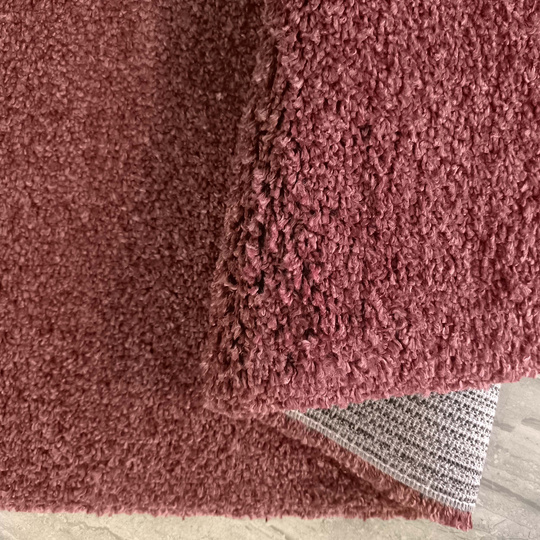 Dywan nowoczesny mięciutki Santo - typu Shaggy - ceglany