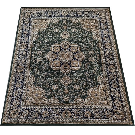 Dywan ekskluzywny zielony Kashmir New 03