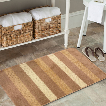 Komplet łazienkowy z wycięciem pod toaletę Montenegro 02 - beżowy