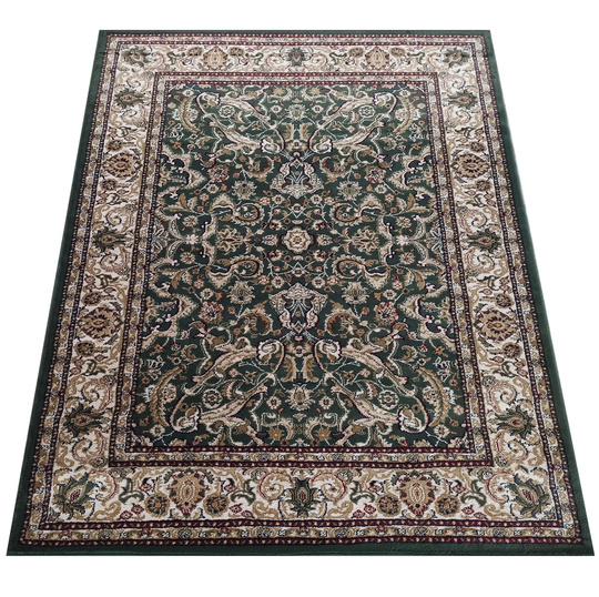 Dywan ekskluzywny zielony Kashmir New 02