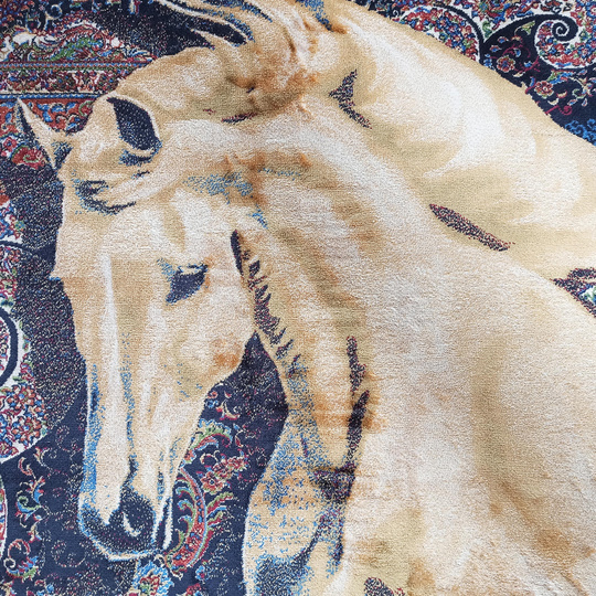 Wytworny dywan Qum Silk 04- rumak