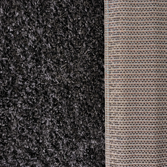 Dywan nowoczesny mięciutki Santo - typu Shaggy - antracytowy