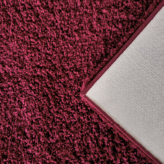 Dywan Kayoom Soft - typu Shaggy nowoczesny, mięciutki -ciemny czerwony