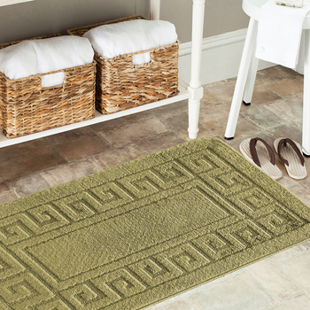 Komplet łazienkowy z wycięciem pod toaletę Montenegro GRECKI - Khaki