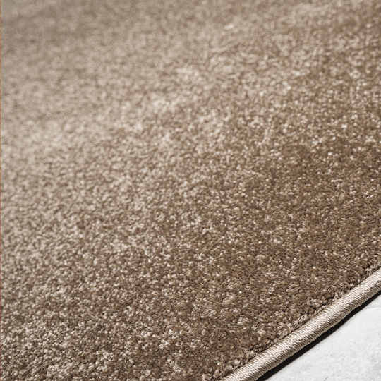 Dywan Premium koło jednolity beżowy