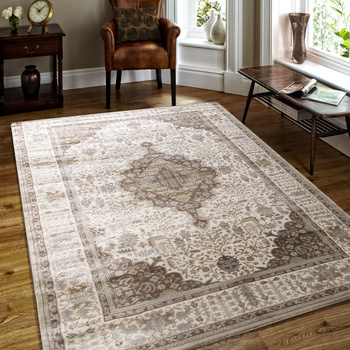 Dywan nowoczesny Rustic Texture Shrink 02- AKK - Beżowo- Brązowy