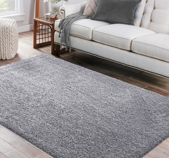 Dywan Kayoom - typu Shaggy nowoczesny, mięciutki - szary