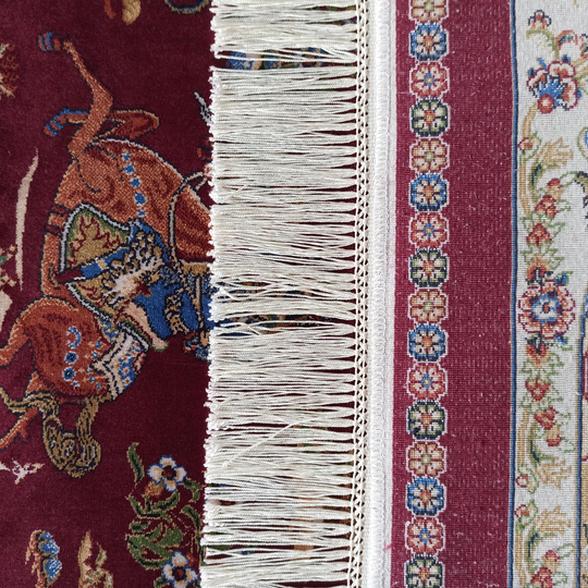 Wytworny dywan Qum Silk 10- bordowy