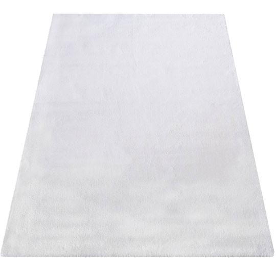 Dywan nowoczesny mięciutki Sacramento - biały