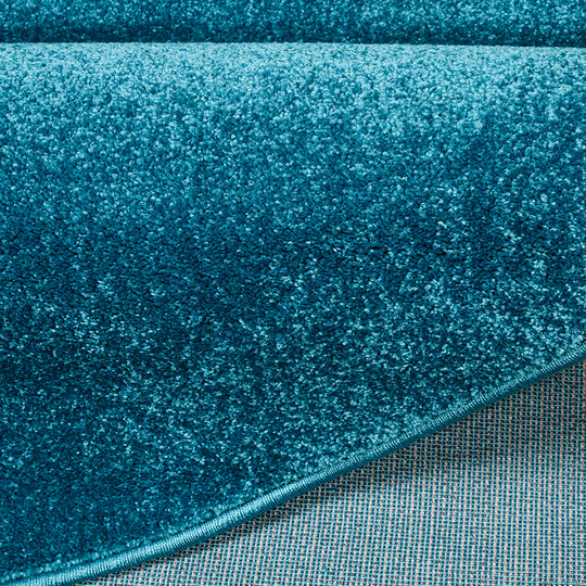 Dywan Premium koło jednolity niebieski