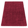 Dywan Kayoom Soft - typu Shaggy nowoczesny, mięciutki -ciemny czerwony