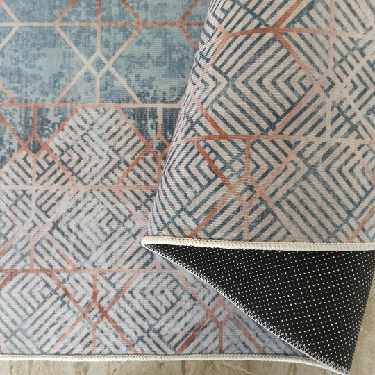 Wycieraczka dywanowa, wewnętrzna, antypoślizgowa Heos New 108 Geometria- 60x100 cm