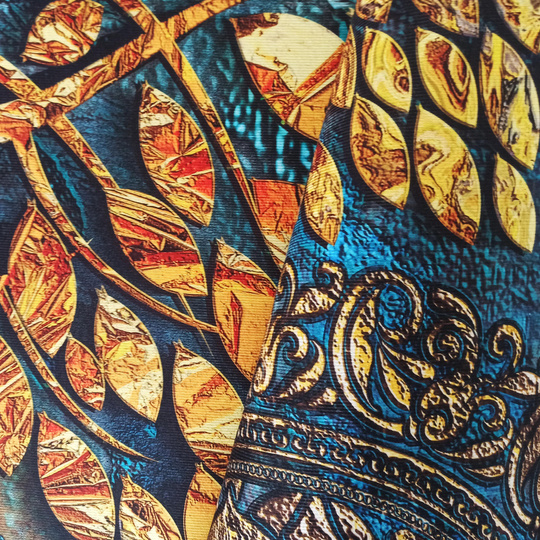 Komplet łazienkowy antypoślizgowy Heos New 125 drzewo szczęścia- bez frędzli