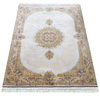 Wytworny dywan Qum Silk 03- kremowy
