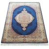 Wytworny dywan Qum Silk 01- granatowy