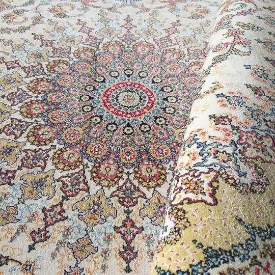 Kunsztowny dywan turecki- PERS- 02- kremowy