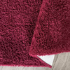 Dywan Kayoom Soft - typu Shaggy nowoczesny, mięciutki -ciemny czerwony