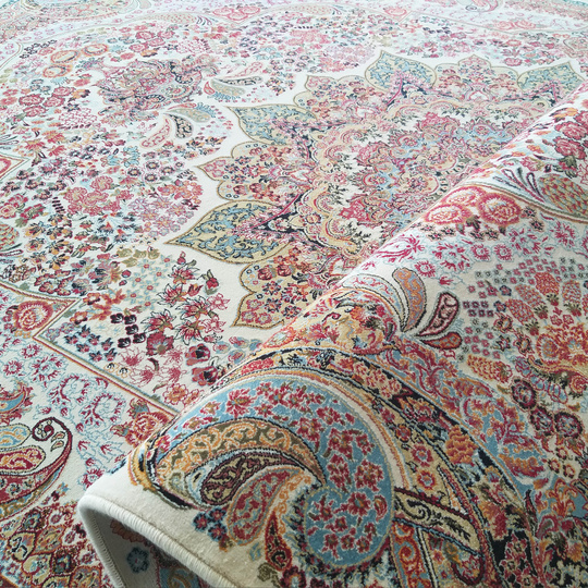 Kunsztowny dywan turecki- PERS- 10- kremowy