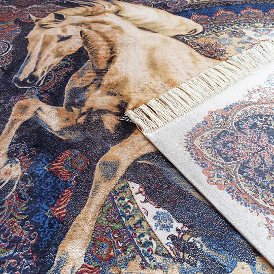 Wytworny dywan Qum Silk 04- rumak