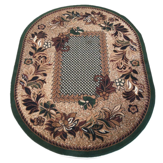 Dywan klasyczny owalny BCF Anto 01 - zielony