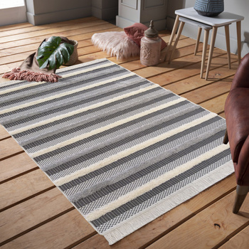 Nowoczesny dywan sznurkowy OUTDOOR- MATRIX 03- Szary