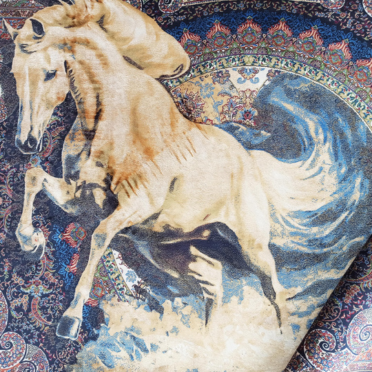 Wytworny dywan Qum Silk 04- rumak