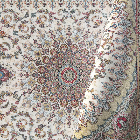 Kunsztowny dywan turecki- PERS- 02- kremowy