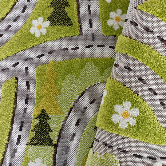 Sensoryczny dywan dziecięcy Color Kids 02- Zielony