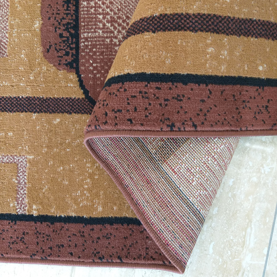 Chodnik BCF Anto 16 - brązowy - szerokość od 60 cm do 150 cm