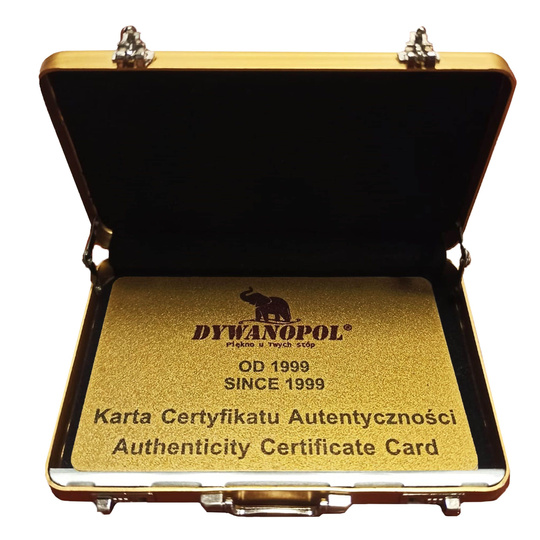 Wytworny dywan Qum Silk 02- bordowo- beżowy