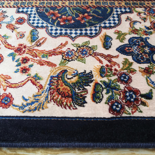 Wytworny dywan Qum Silk 10- granatowy