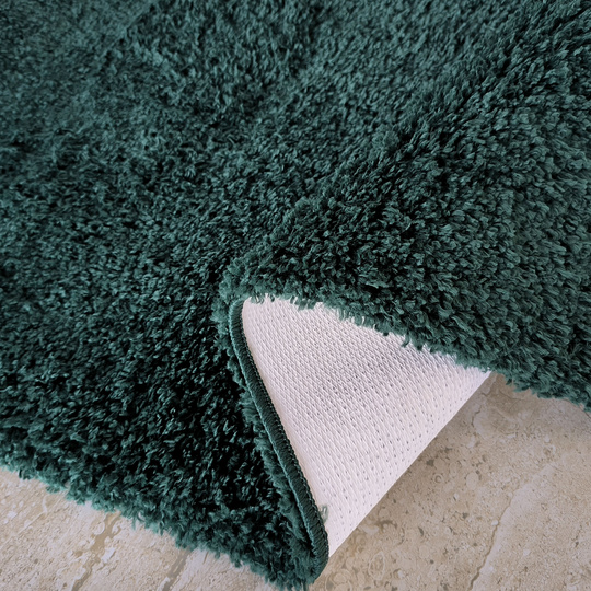 Dywan Kayoom - typu Shaggy nowoczesny, mięciutki - butelkowa zieleń