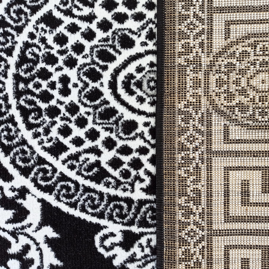 Dywan nowoczesny Selma 11 - grecki, czarny