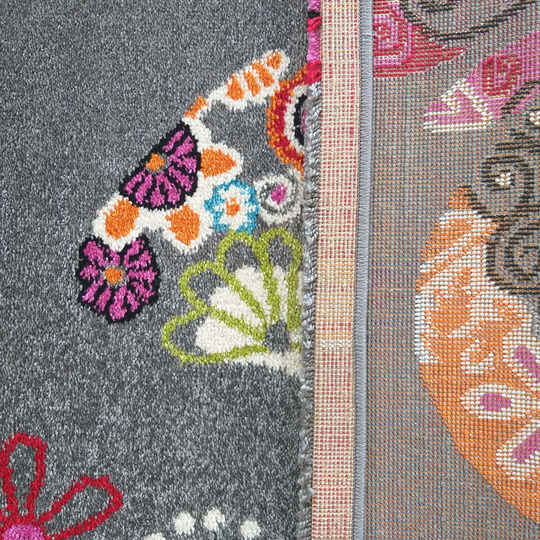 Dywan dla dzieci Diamond 114 Motyle - Szary