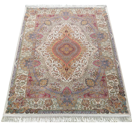 Kunsztowny dywan turecki- PERS- 03- kremowy