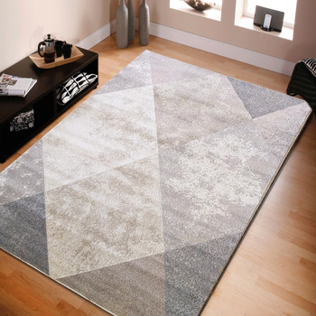 Szary dywan nowoczesny Venice 05 - beżowy