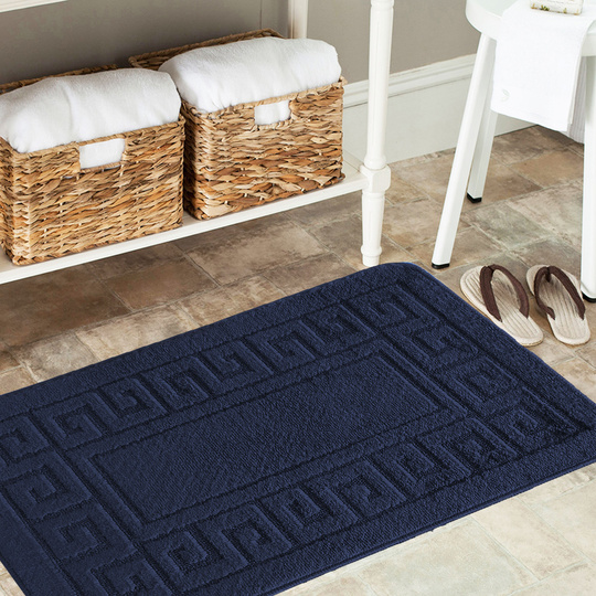 Komplet łazienkowy z wycięciem pod toaletę Montenegro GRECKI- szafir