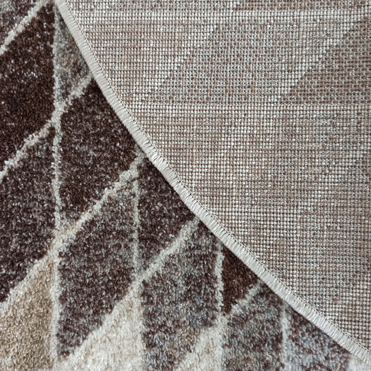 Okroągły dywan nowoczesny Pula 10 beżowy