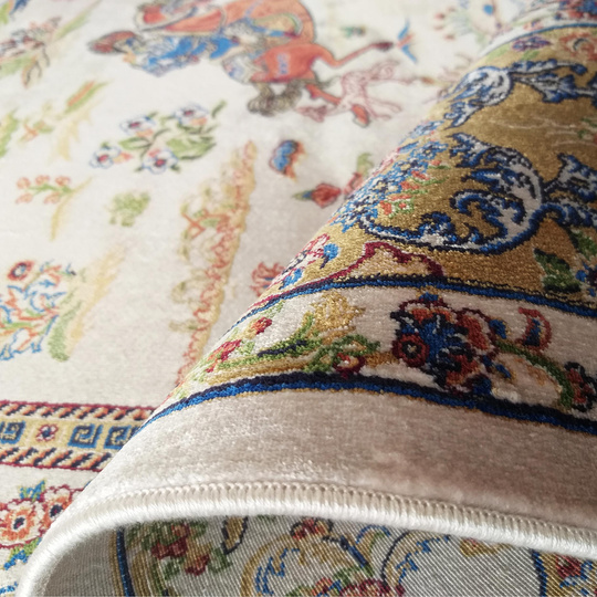 Wytworny dywan Qum Silk 10- kremowy