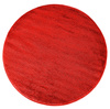Dywan Premium koło jednolity czerwony