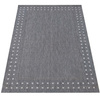Nowoczesny dywan sznurkowy OUTDOOR PATIO 11 Szary