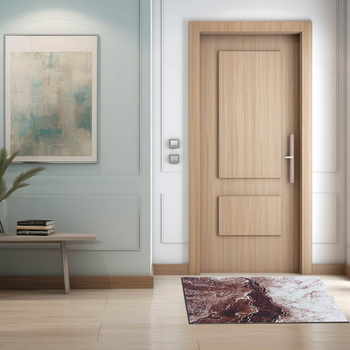 Wycieraczka dywanowa, wewnętrzna, antypoślizgowa Heos New 111 - brązowy - 60x100 cm