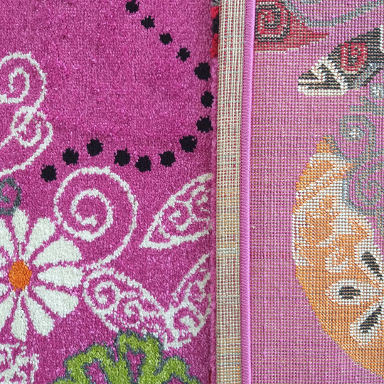 Dywan dla dzieci Diamond 114 Motyle - Różowy