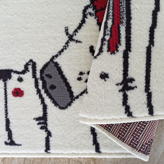 Dywan dziecięcy Selma 09 - kremowy - jednorożec