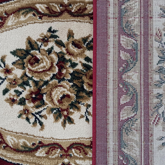 Dywan ekskluzywny czerwony Kashmir New 04